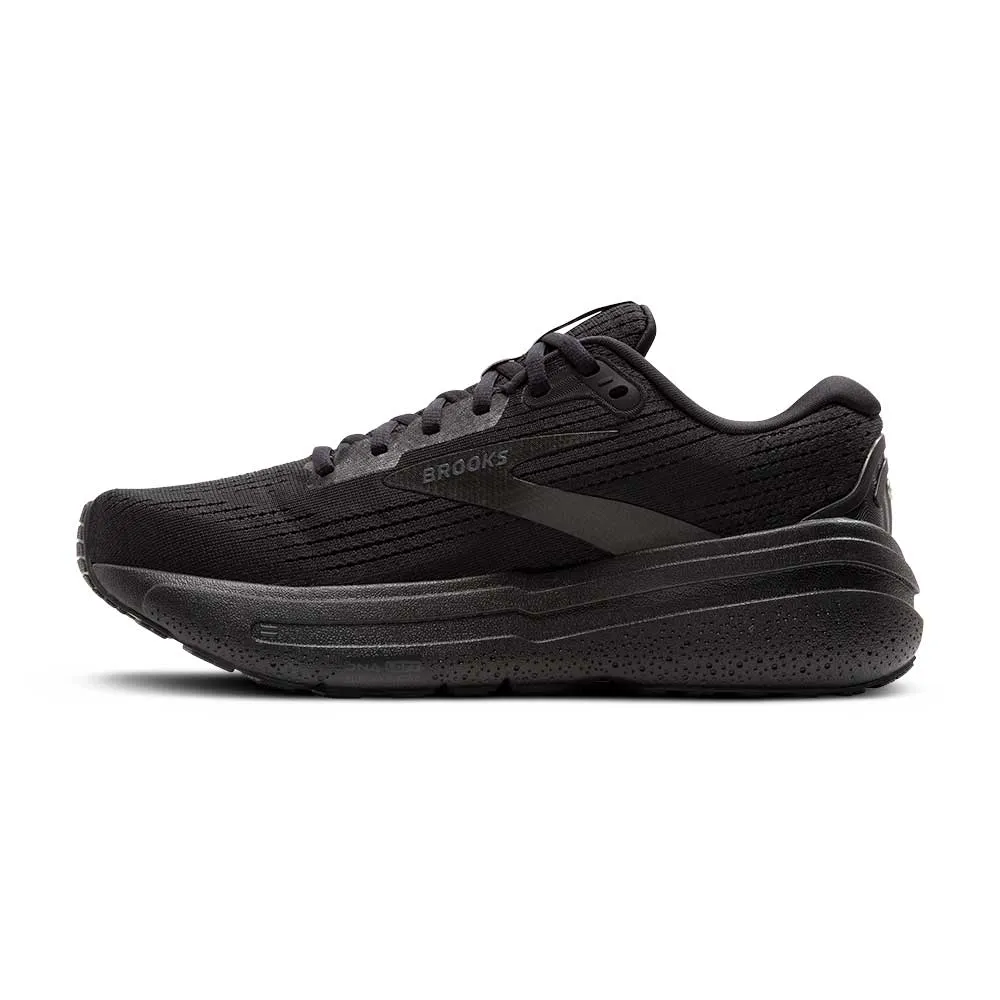 Men's Ghost Max 2 Running Shoe - Black/Black/Ebony - Extra Wide (4E)