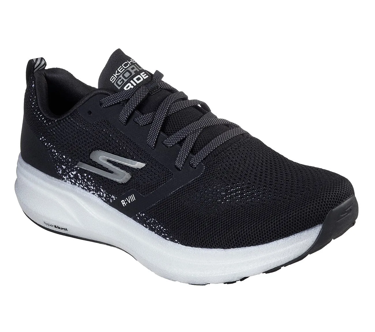 MEN'S SKECHERS GORUN RIDE 8 HYPER RUNNING SHOES 55224 BKW