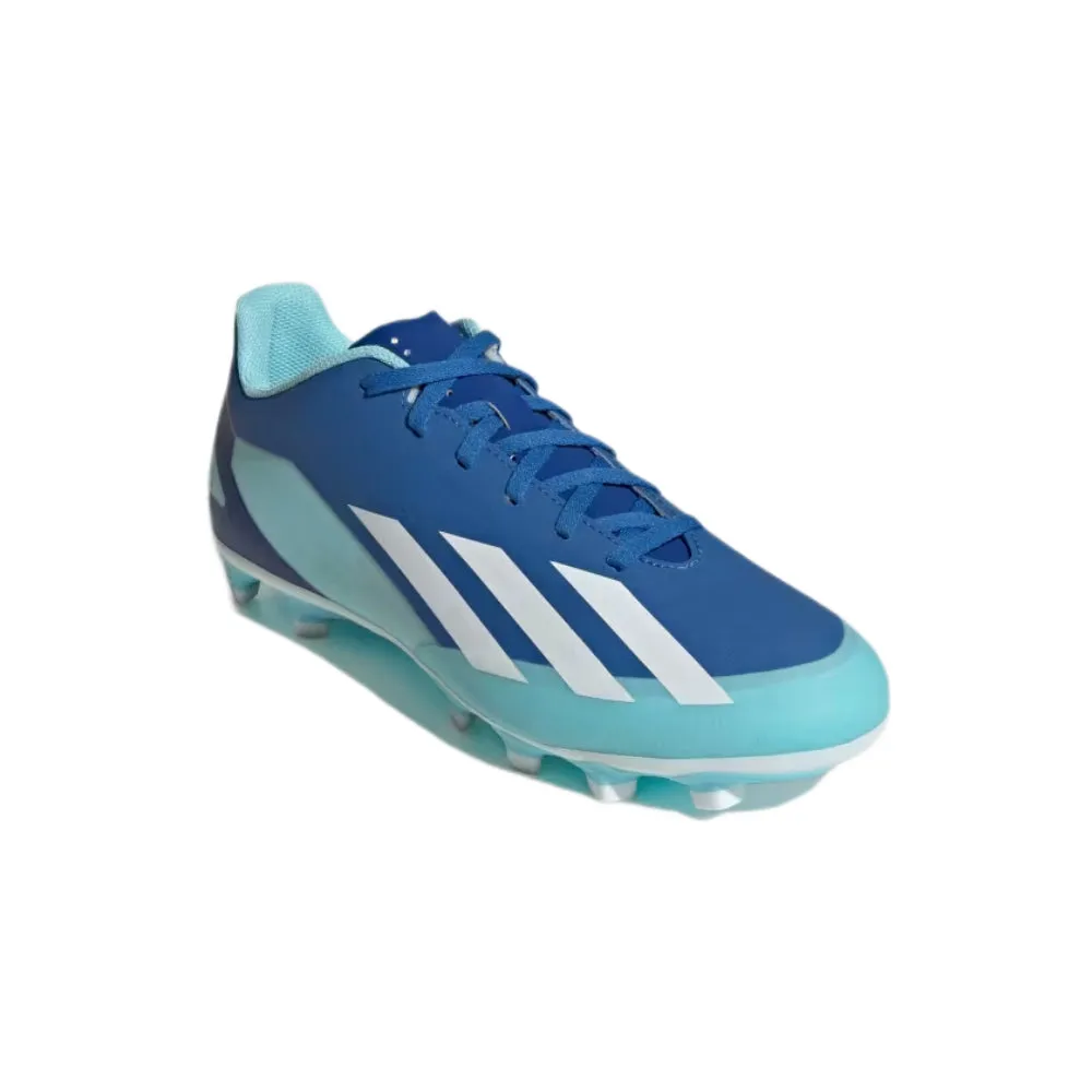 Men's X Crazyfast.4 Flexible Ground Football Shoe (Bright Royal/White/Solar Red)