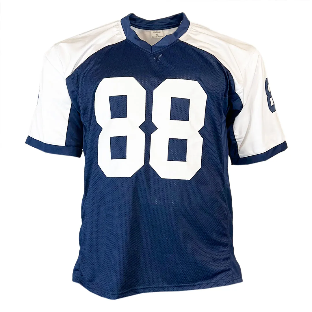 Michael Irvin Signed Dallas Thanksgiving Football Jersey (JSA)