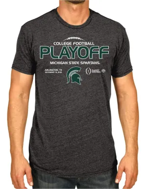 Michigan State Spartans Victory 2016 College Football Playoff Gray T-Shirt