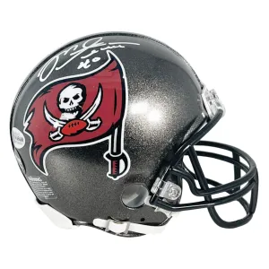 Mike Alstott Signed Tampa Bay Buccaneers Throwback 97-13 Mini Football Helmet (Beckett)