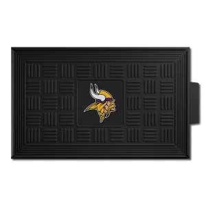 Minnesota Vikings Heavy Duty Vinyl Medallion Door Mat - 19.5in. x 31in.