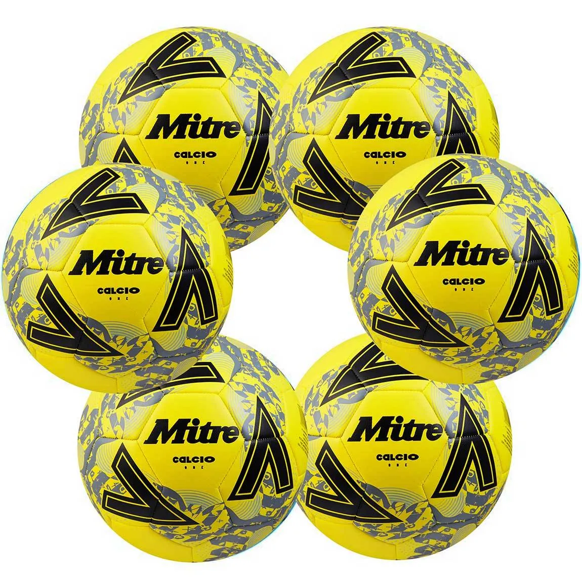 Mitre Calcio One 24 Training Football 6 Ball Pack