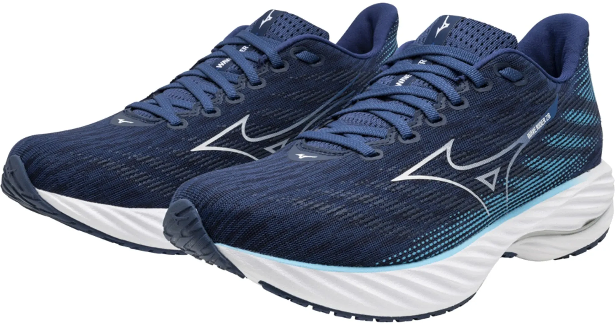 Mizuno Wave Rider 28 Mens Running Shoes - Blue