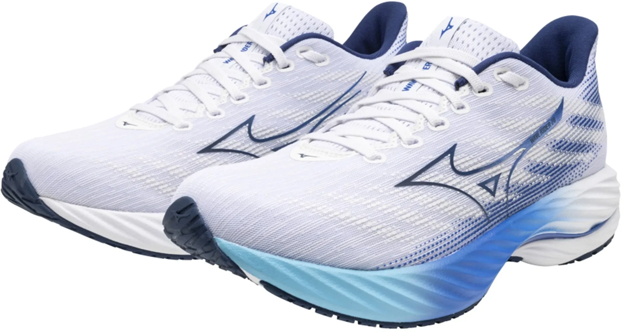 Mizuno Wave Rider 28 Mens Running Shoes - White