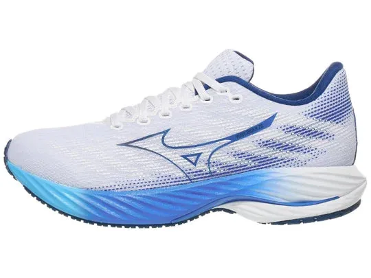 Mizuno | Wave Rider 28 | Men's | White/Estate Blue