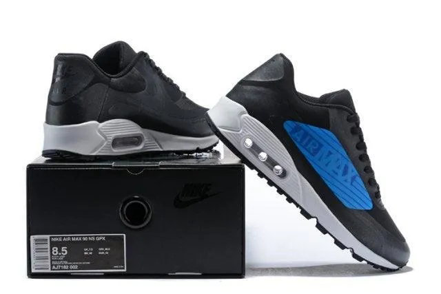 N A M 90 Big Logo Black Laser Blue Men's Running Shoe