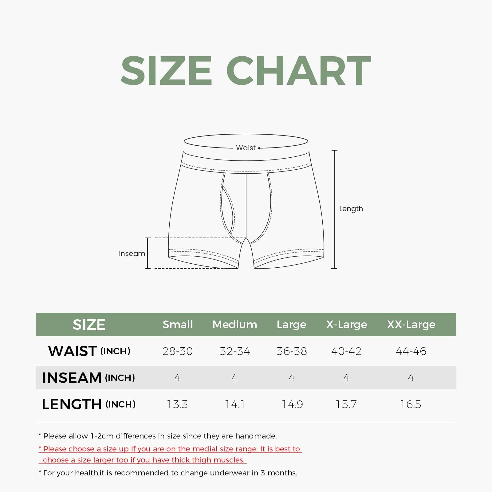 Natural Feelings Mens Underwear Bamboo Viscose Boxer Briefs Comfy Breathable Underwear for Men with Open Fly 5-Pack M
