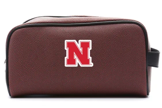 Nebraska Cornhuskers Football Toiletry Bag