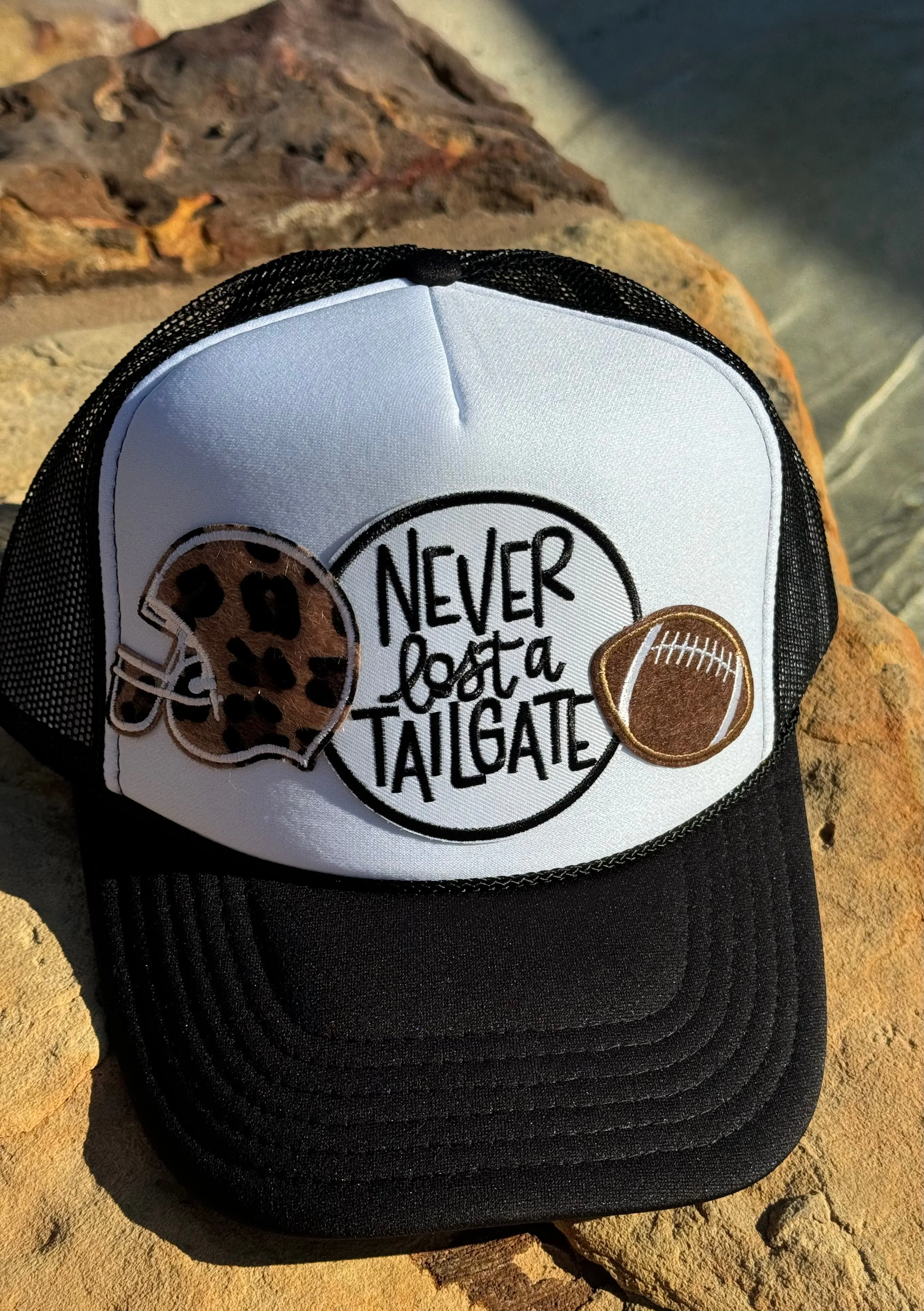 Never Lost A Tailgate Trucker Hat