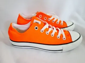 NEW CONVERSE ALL STAR LOWRISE Sneaker Trainer Athletic ORANGE M5 W7 CHUCKS Shoe