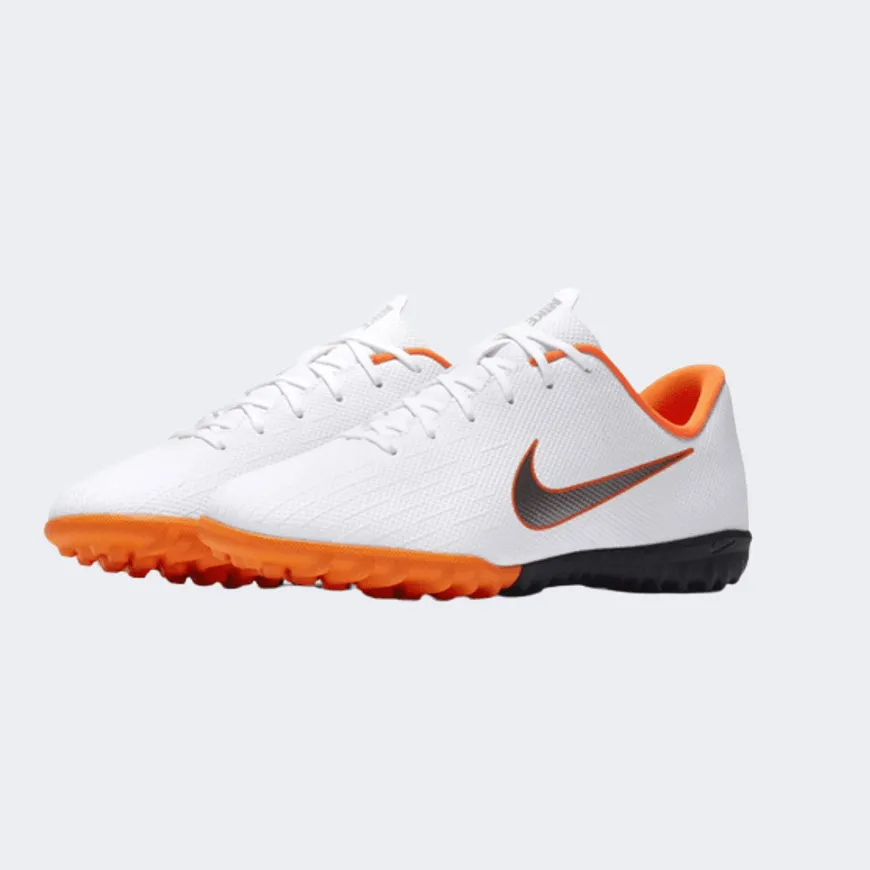 Nike  Mercurial Vaporx 12 Academy Gs Tf  Kids Football Shoes White/Orange