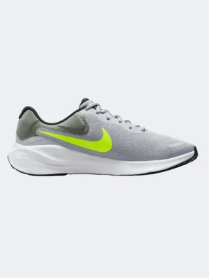 Nike Revolution 7 Men Running Shoes Grey/Black/Volt