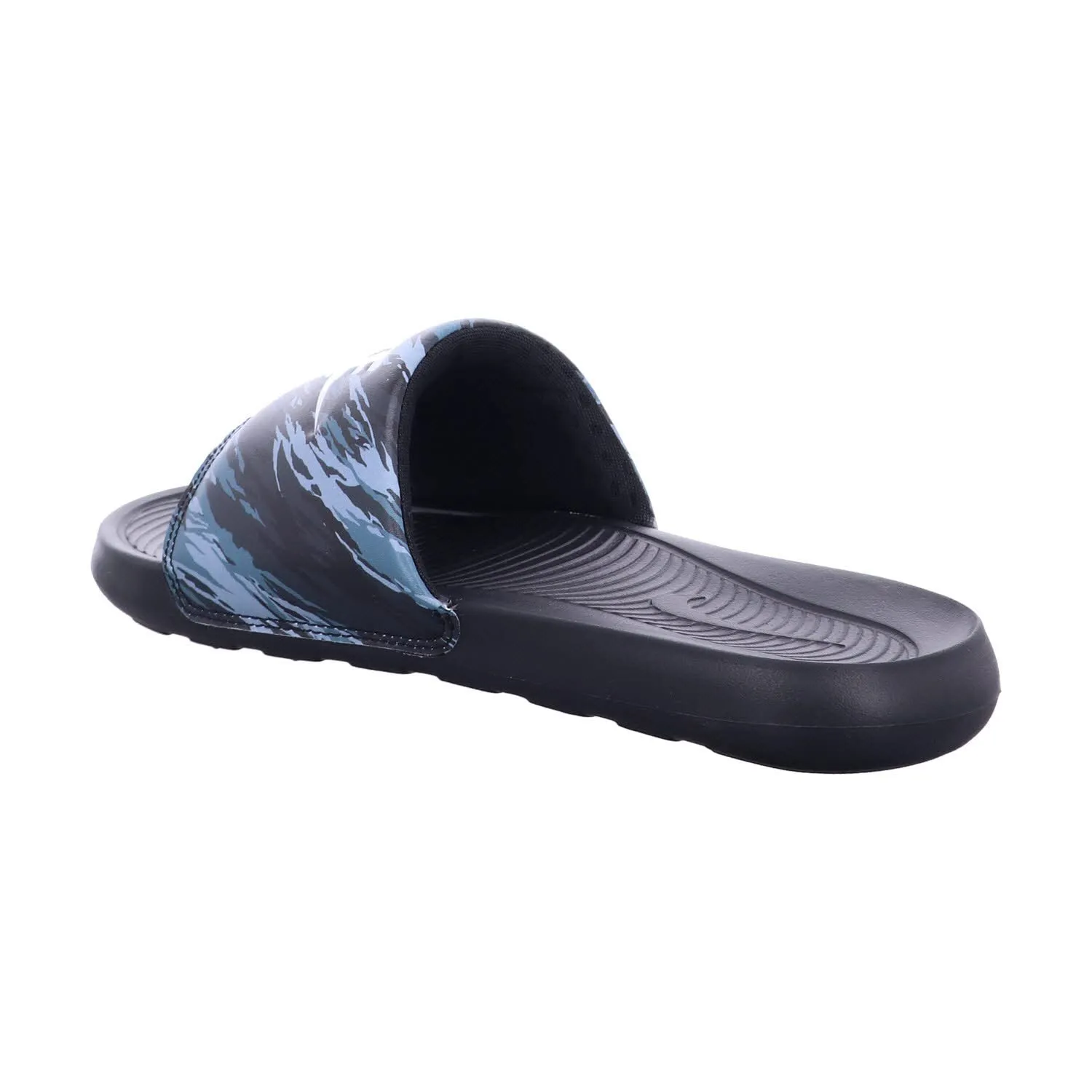 Nike VICTORI ONE Slide Print,Black/Pure Platinium,8