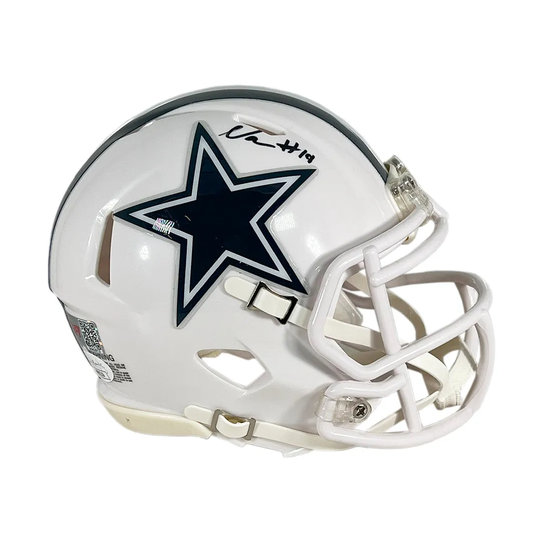 Noah Igbinoghene Signed Dallas Cowboys Alt 2022 Speed Mini Football Helmet (JSA)