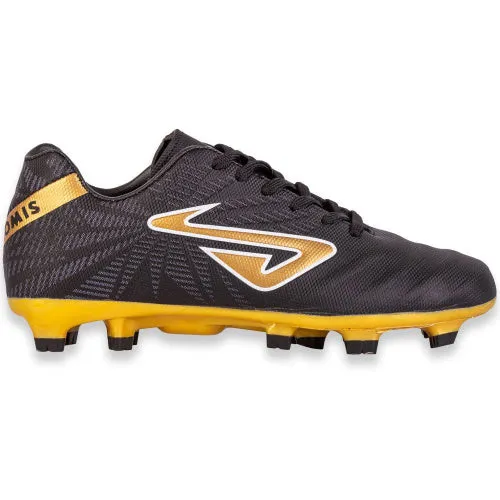 Nomis Kids Immortal FG Football Boot Black/Gold