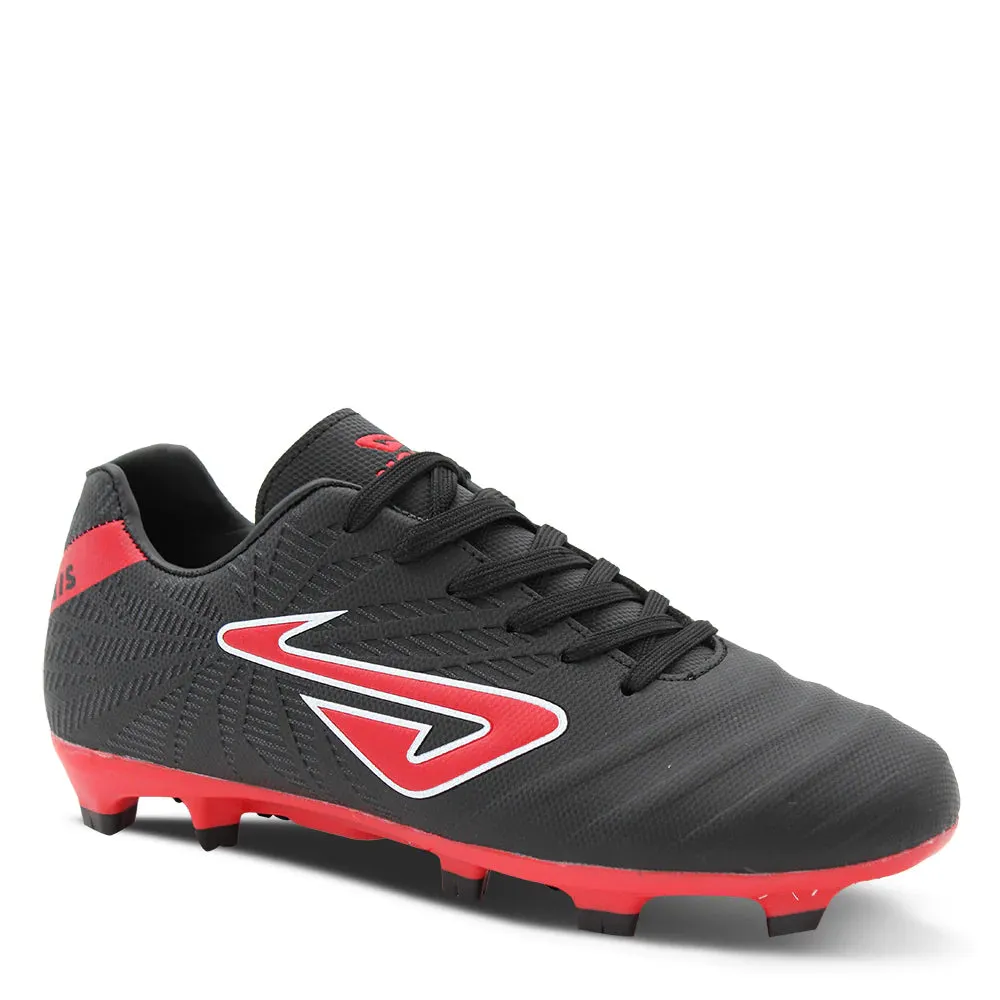 Nomis Kids Immortal FG Football Boot Black/Red