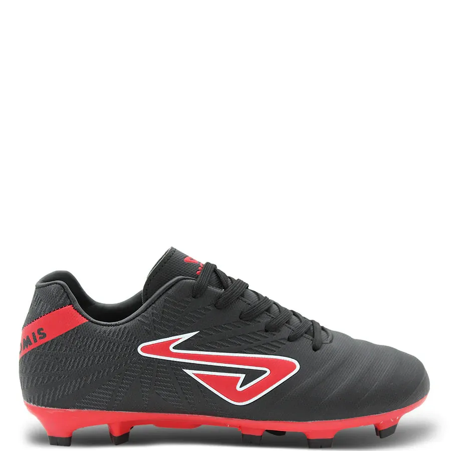 Nomis Kids Immortal FG Football Boot Black/Red