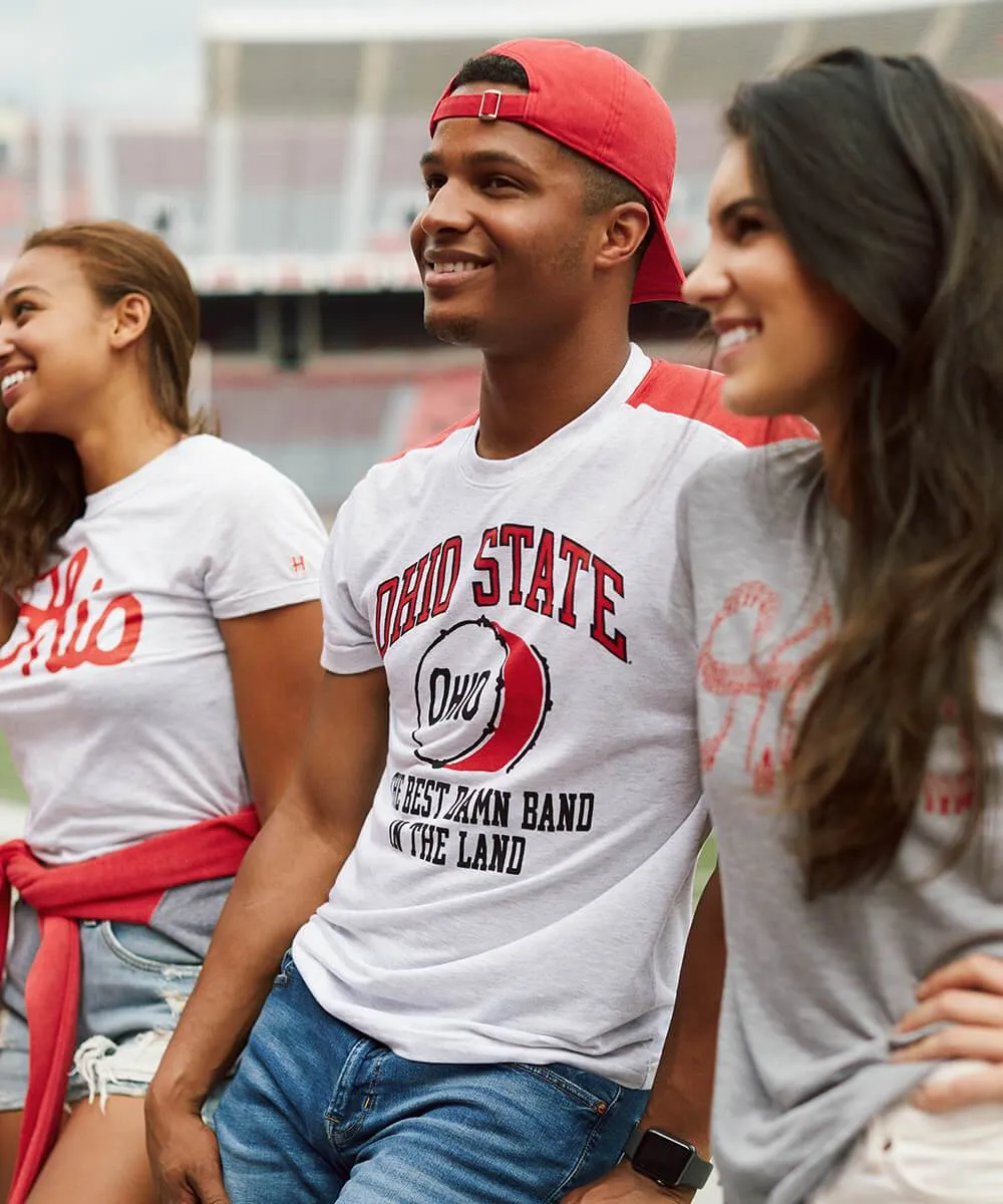 Ohio State TBDBITL Drum Shoulder Stripe Tee