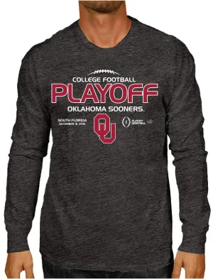 Oklahoma Sooners Victory 2016 College Football Playoff Gray LS T-Shirt