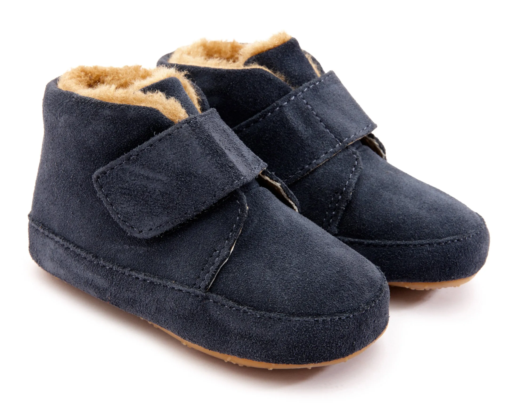 Old Soles Boy's & Girl's 0044R Shloofy Sneaker Booties - Navy Suede