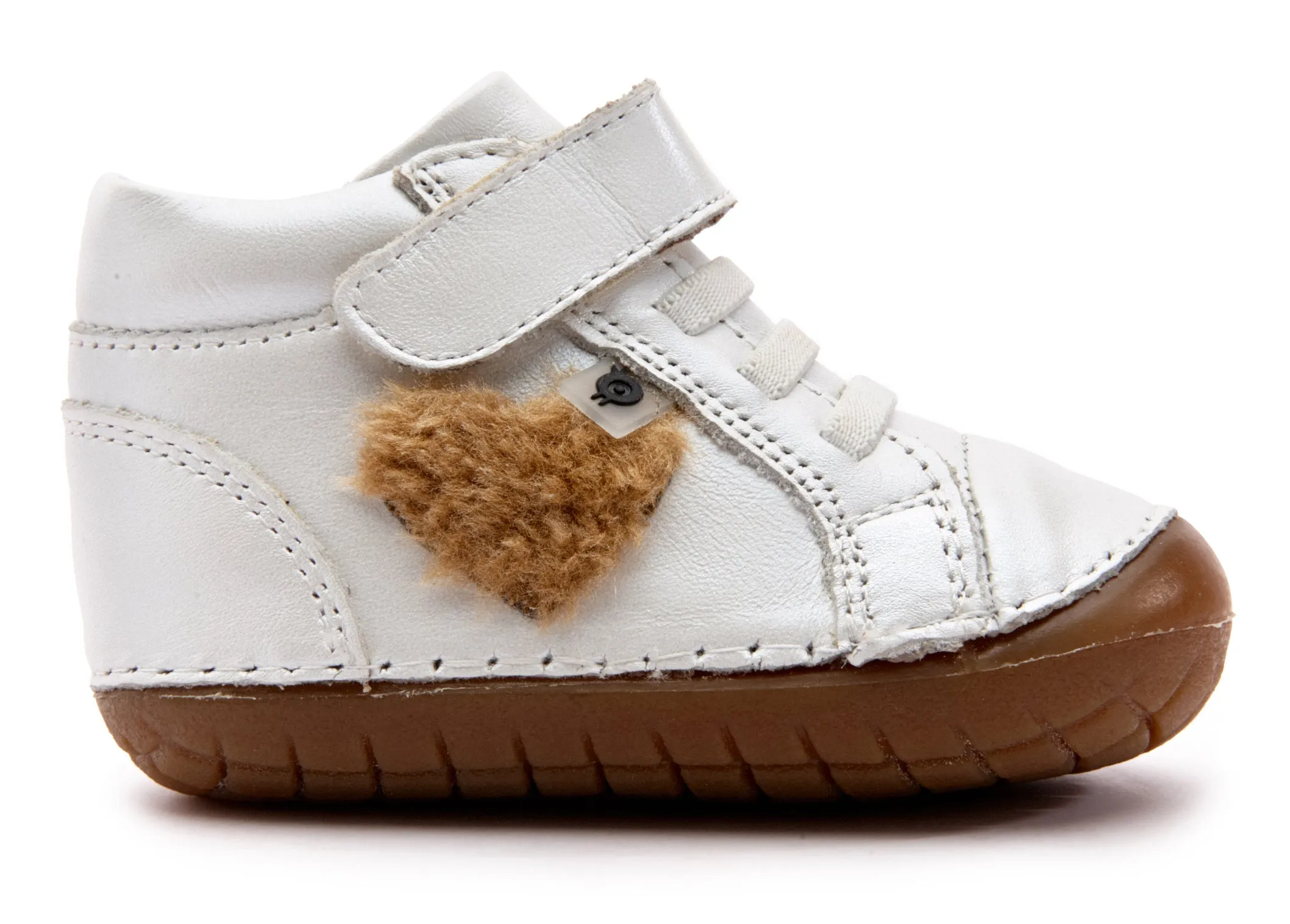 Old Soles Boy's & Girl's 4072 Heart Champ Sneaker Booties - Nacardo Blanco/Nacardo Blanco