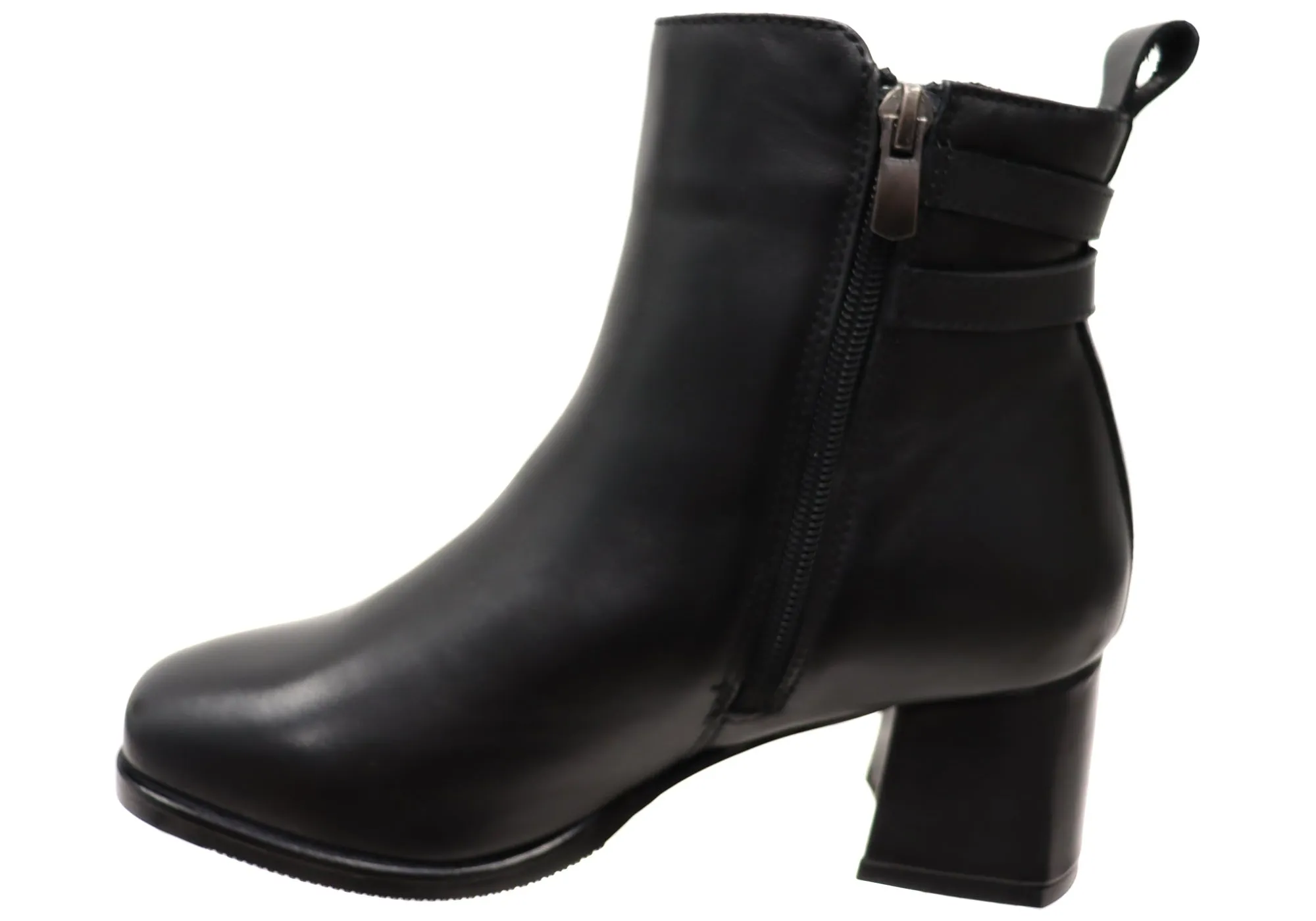 Orizonte Astara Womens European Comfortable Leather Ankle Boots