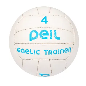 Peil Gaelic Trainer Football Size 4 White