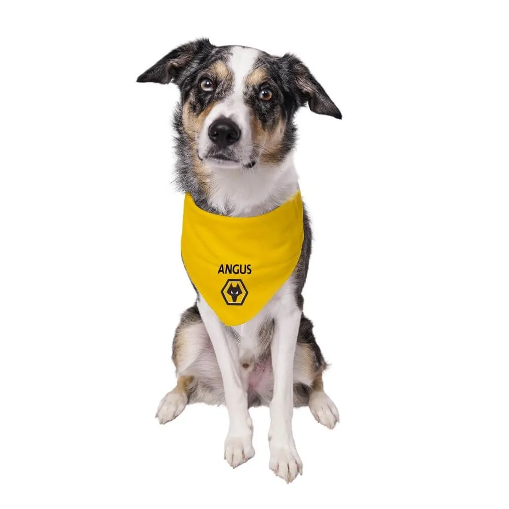 Personalised Wolves Dog Bandana