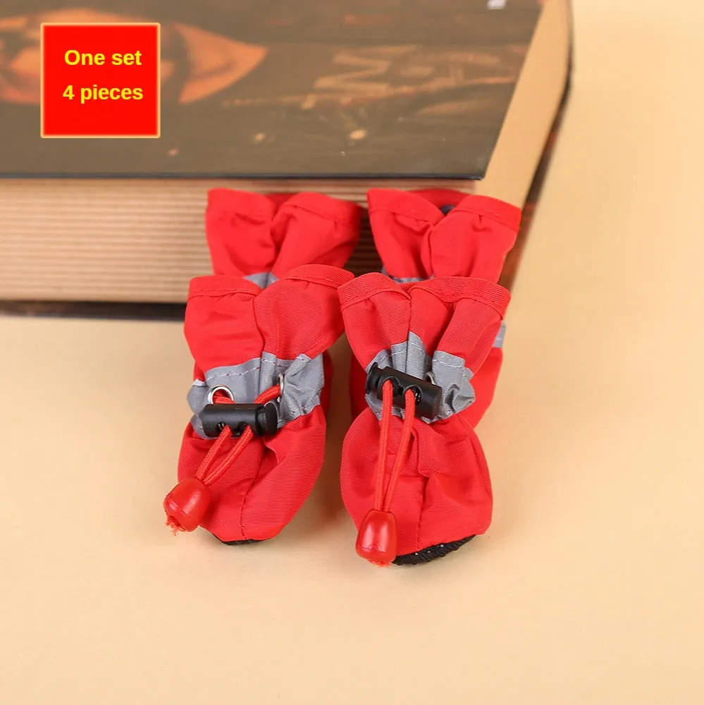 Pet Dog shoes Waterproof Anti-slip boots for puppy cat