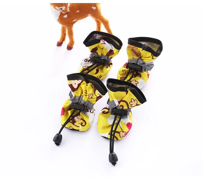 Pet Dog shoes Waterproof Anti-slip boots for puppy cat