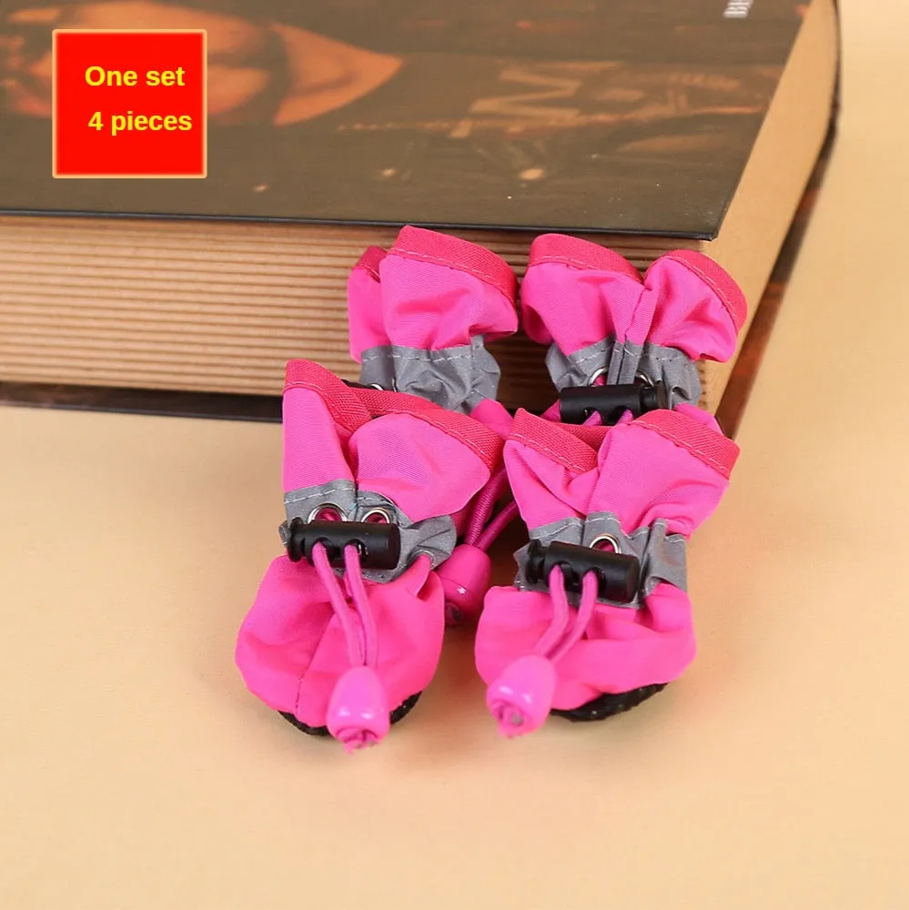 Pet Dog shoes Waterproof Anti-slip boots for puppy cat