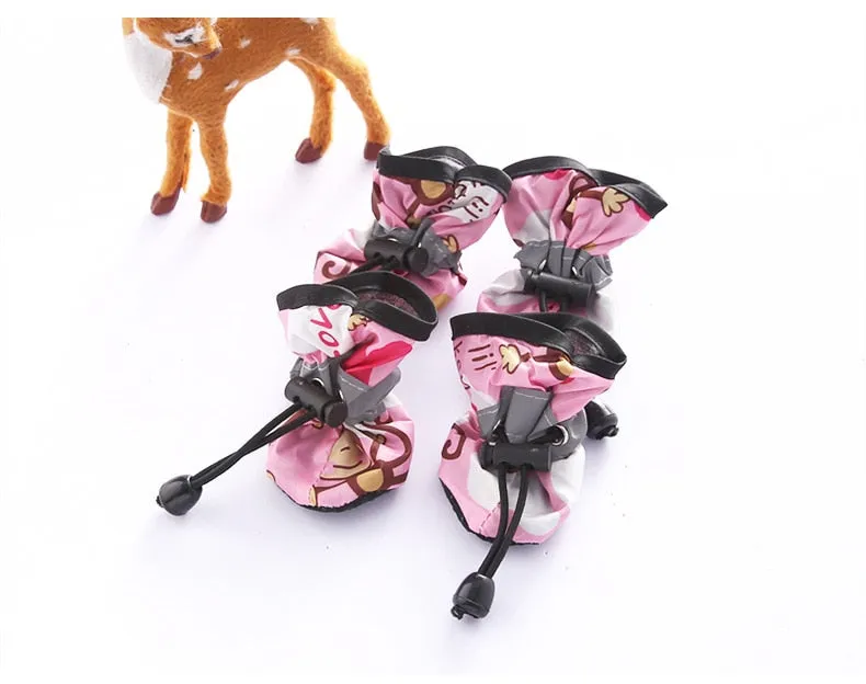 Pet Dog shoes Waterproof Anti-slip boots for puppy cat