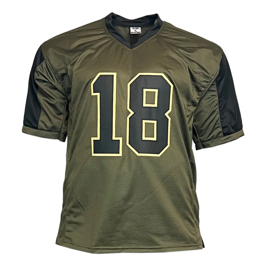 Peyton Manning Unsigned Salute to Service Football Jersey