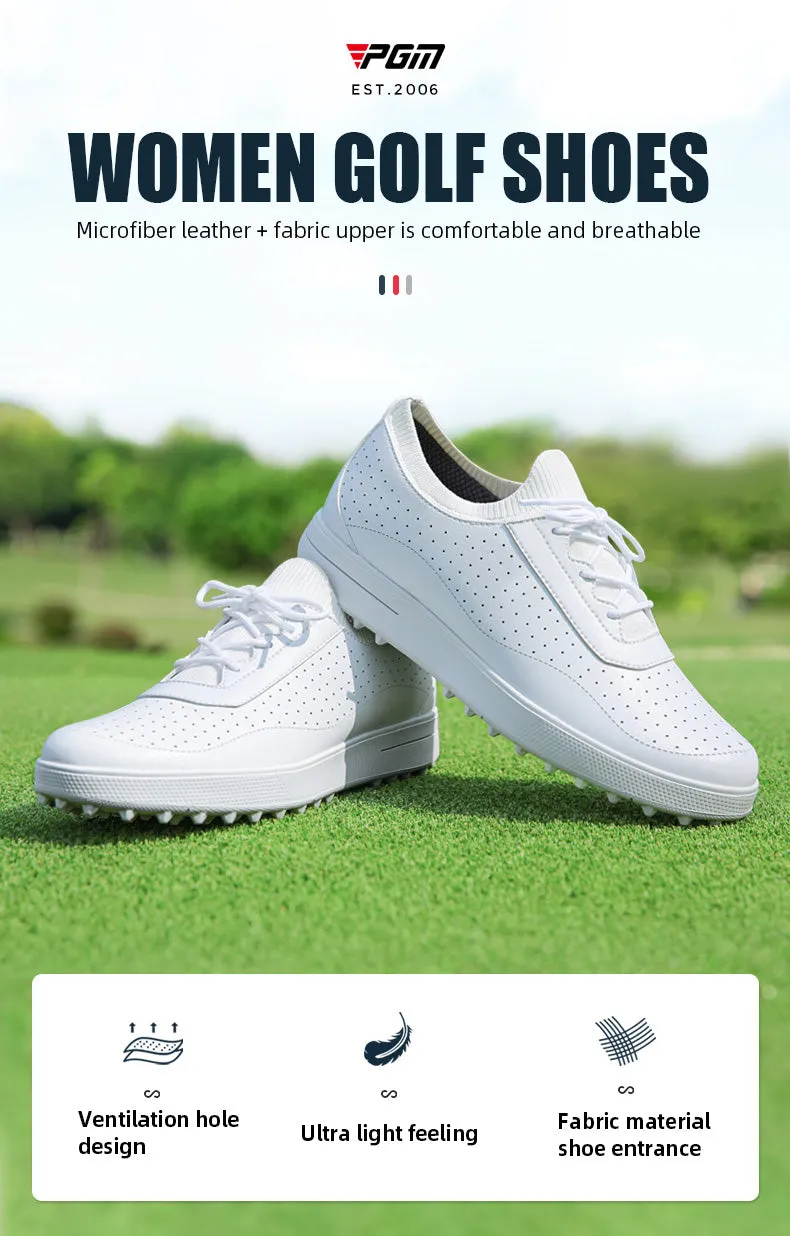 PGM XZ205 stylish golf shoe women light weight custom logo golf shoes