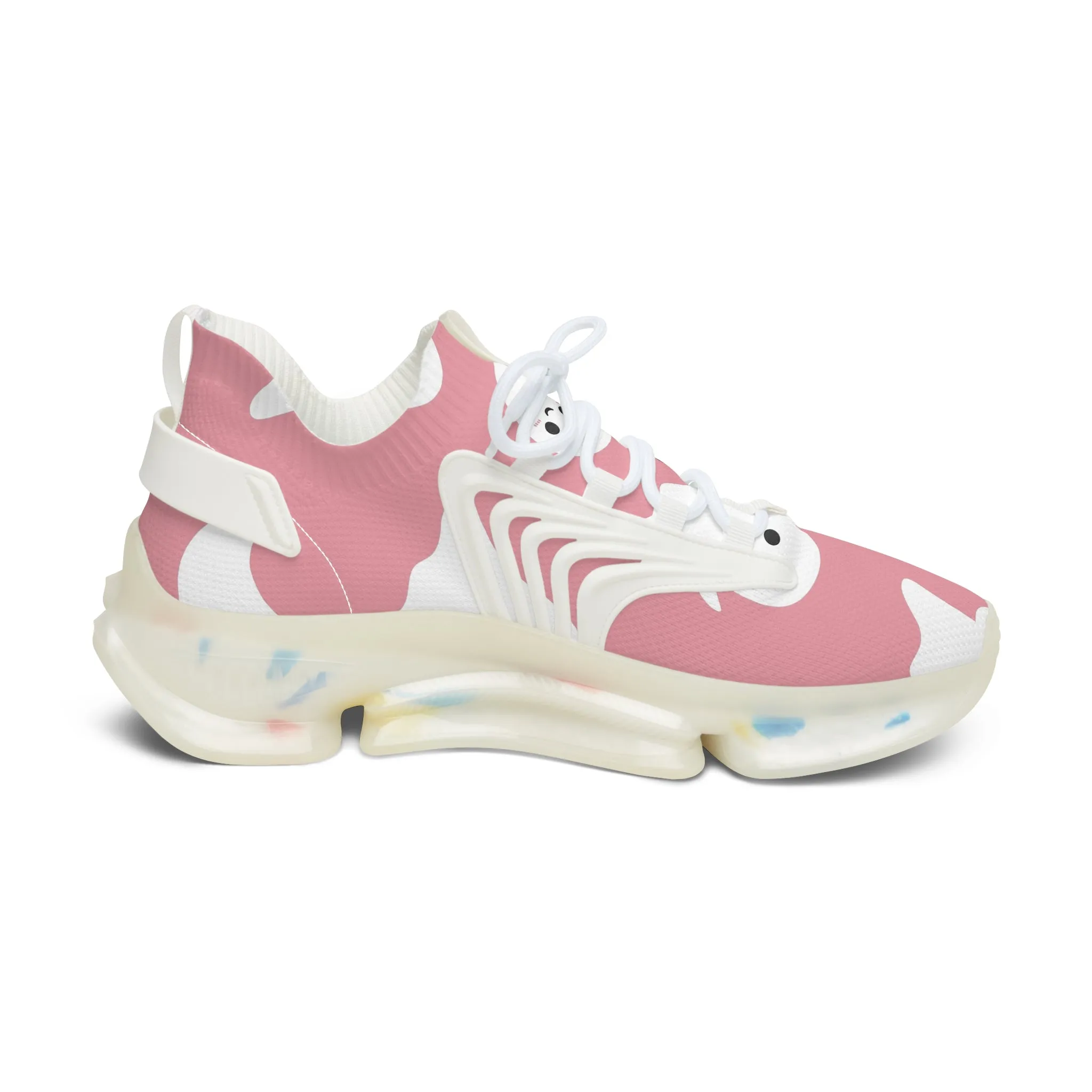 Pink Ghosts Women's Mesh Sneakers