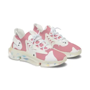 Pink Ghosts Women's Mesh Sneakers