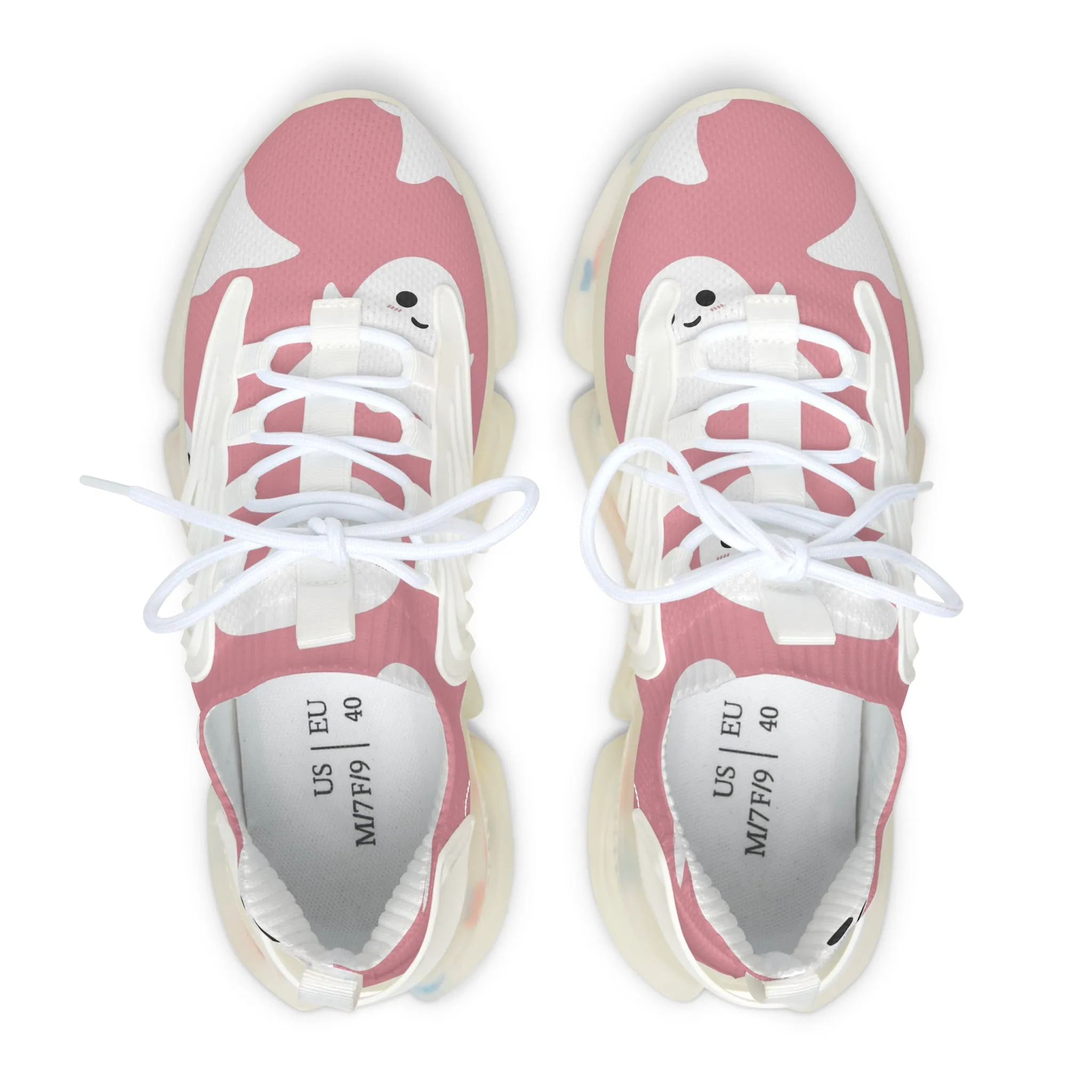 Pink Ghosts Women's Mesh Sneakers