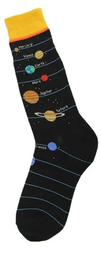 Planets Men's Crew Socks