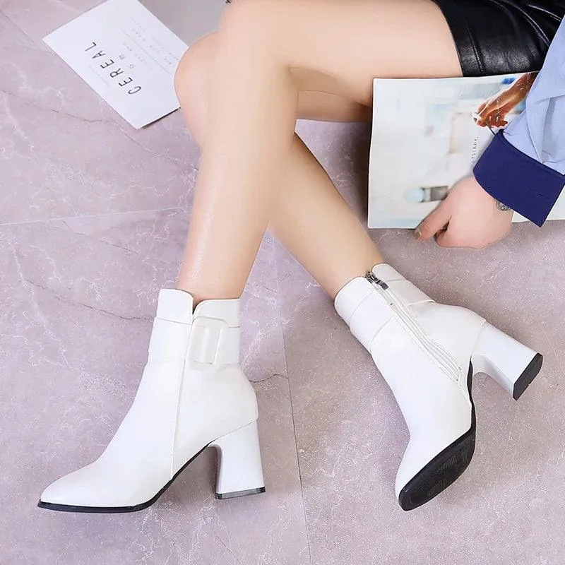 Pointed Women Ankle Boots