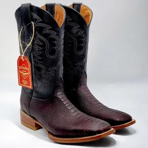 Print Ostrich Leg Boots