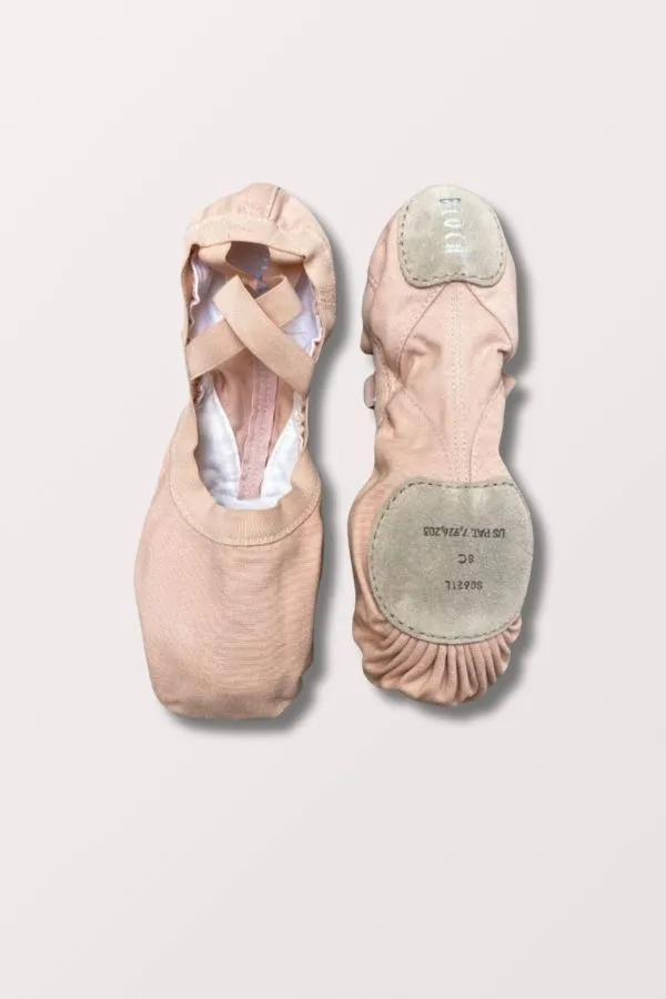 Pro Elastic Canvas Ballet Shoes - Pink