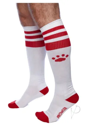 Prowler Red Football Socks Wht/red