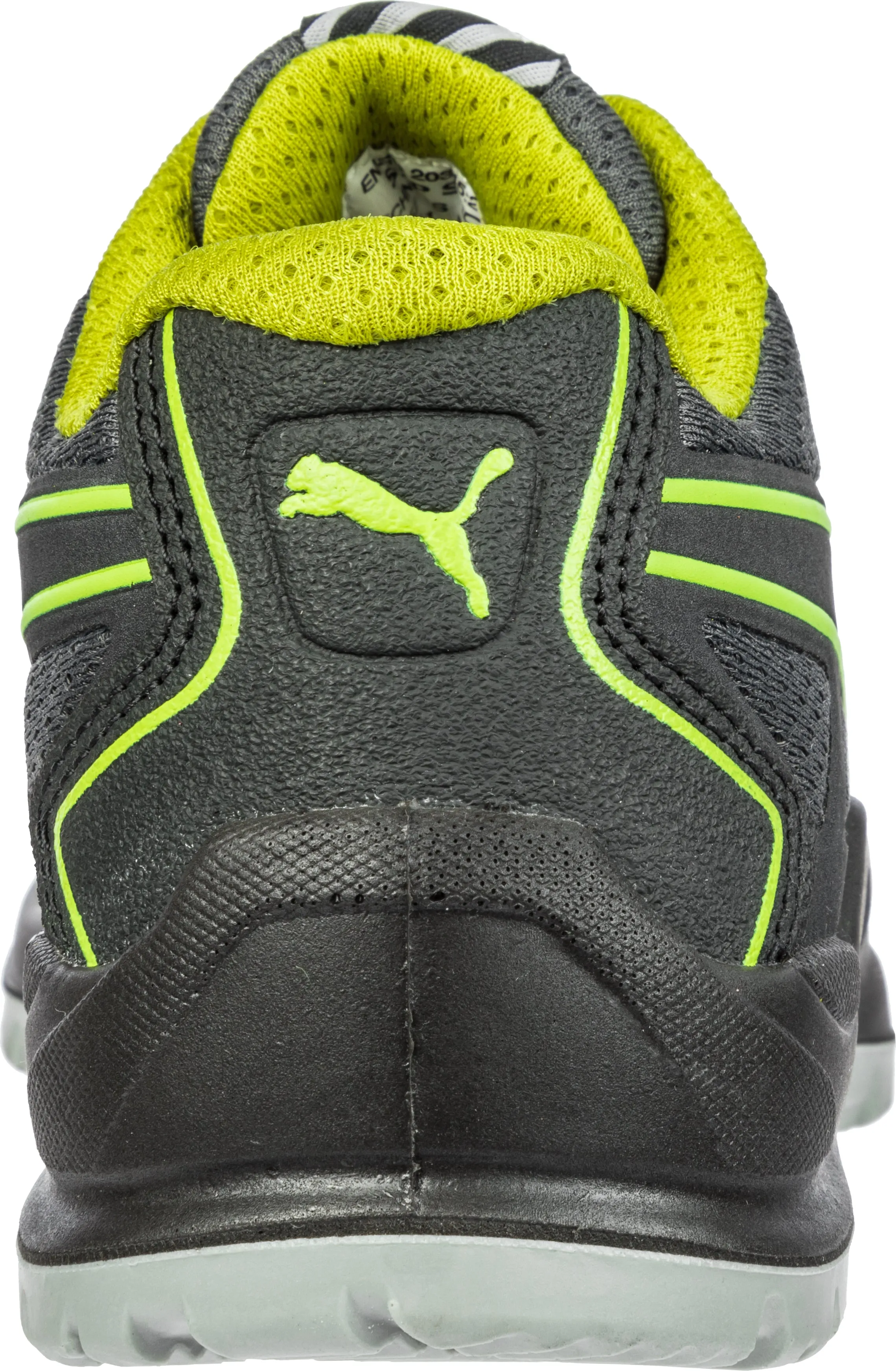 'Puma' Women's Fuse TC Low ESD Steel Toe - Black / Lime Green