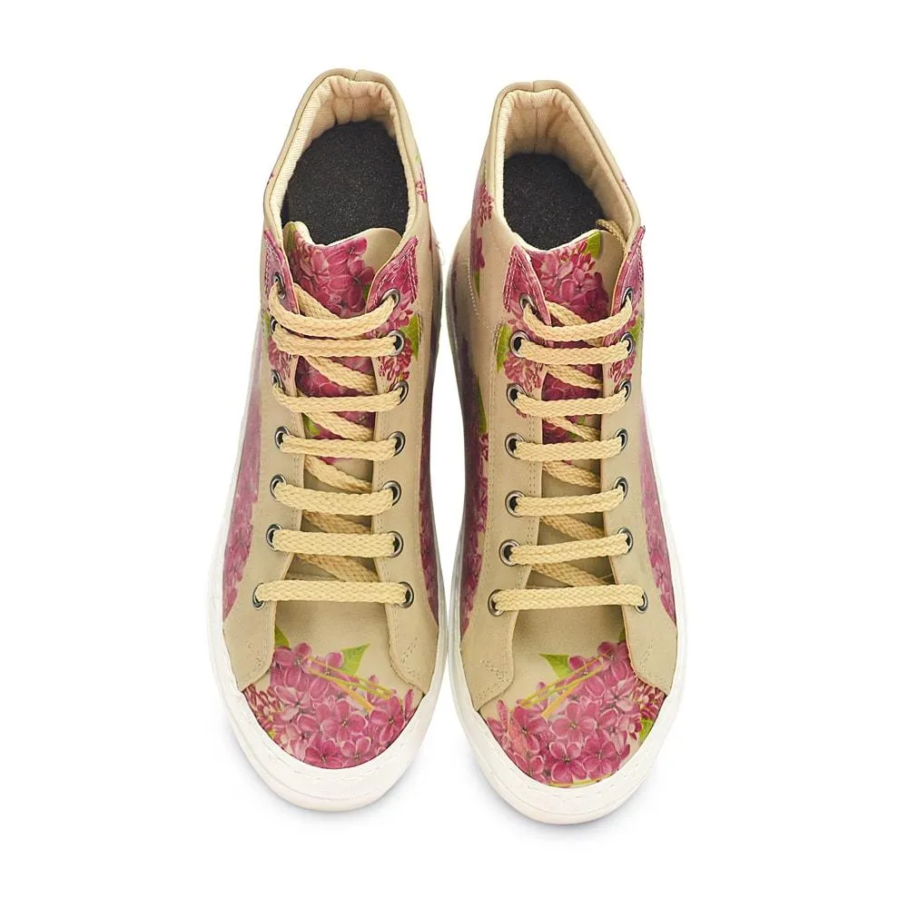 Purple Flowers Sneaker Boots CW2020