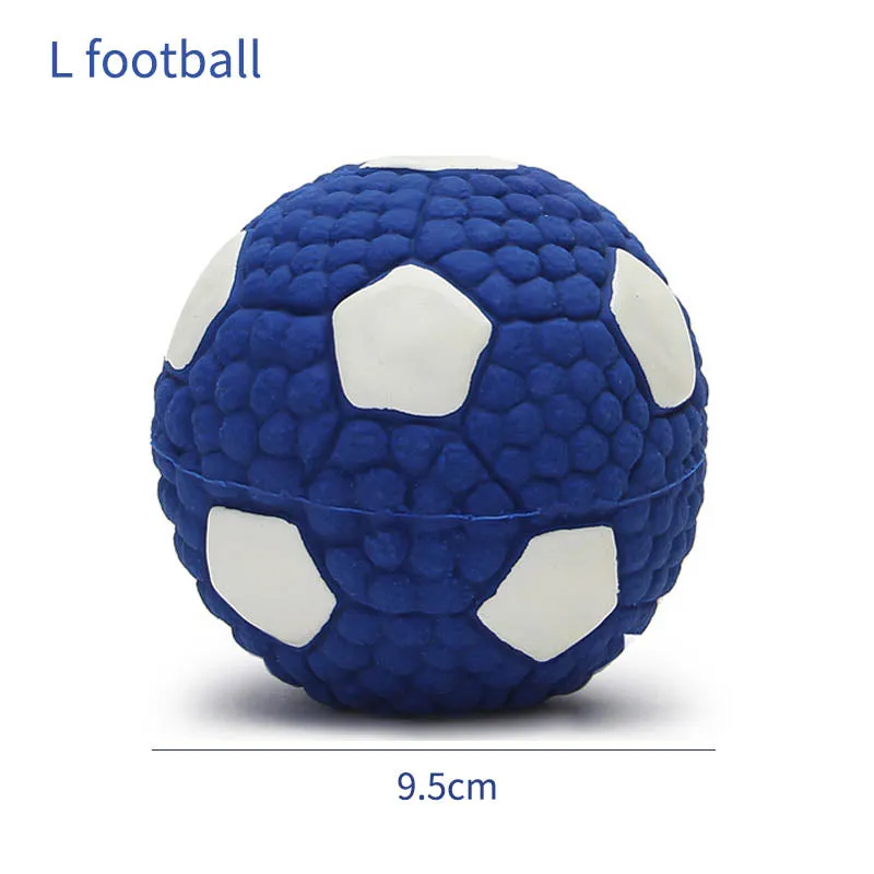 QUMY Soft Latex Pet Ball Squeak Toys