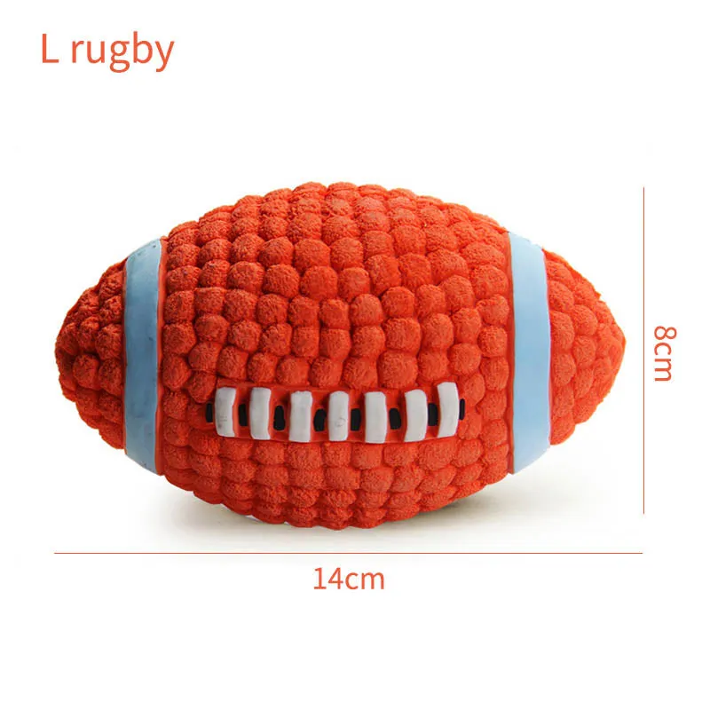 QUMY Soft Latex Pet Ball Squeak Toys