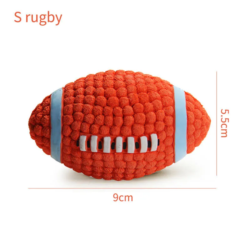 QUMY Soft Latex Pet Ball Squeak Toys