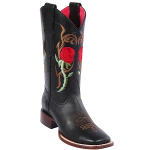 Red Rose Women's Cowboy Boots